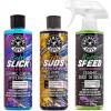 imageChemical Guys Hydro Ceramic Coating Wash Wax ampamp Quick Detailer Bundle 316 oz Bottles16 oz
