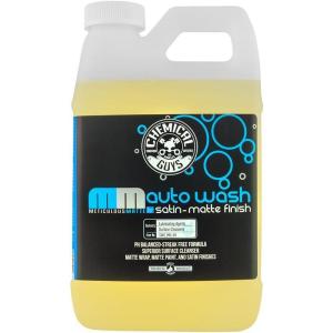 imageChemical Guys CWS99564 Meticulous Matte Car Wash Soap For Foam Cannons Foam Guns or Bucket Washes Safe for Satin ampamp Matte Finish Paint 64 oz Half Gallon Fruity Bubble Gum Scent