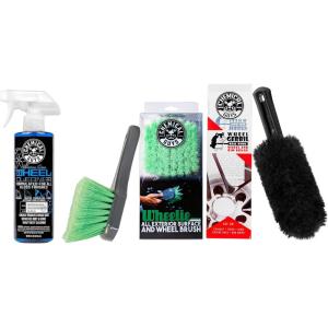 imageChemical Guys CLD20316 Signature Series Wheel Cleaner For All Gloss Finishes 16 fl oz  AccB01 Gerbil Wheel and Rim Brush  ACCG08 Wheelie All Exterior Surface and Wheel Brush16 oz Wheel Brush Kit