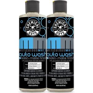 imageChemical Guys CWS 995 1602 Meticulous Matte Car Wash Soap for Foam Cannons Foam Guns or Bucket Washes Safe for Satin ampamp Matte Finish Paint 16 fl oz 2 Pack Fruity Bubble Gum Scent