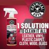 imageChemical Guys Total Interior Cleaner amp Protectant Safe on Dash Leather Vinyl Plastics Trim Glass Fabric amp More 32 fl oz  Black Cherry Scent