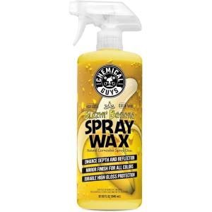 imageChemical Guys Blazin Banana Spray Wax Natural Carnauba Gloss Safe for Cars Trucks SUVs RVs amp More Extra Large 32 fl oz