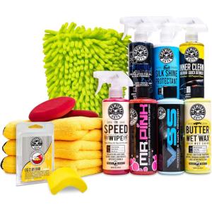 imageChemical Guys HOL123 Car Cleaning Kit for Interior amp Exterior 14 Items Including 7 16 oz Chemicals
