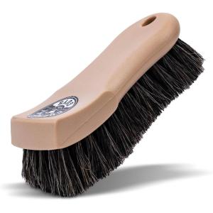 imageChemical Guys Long Bristle Horse Hair Leather Cleaning Brush  Leather Brush to Gently Clean Car Interiors Furniture Sneakers Boots and More  Safe for Natural Synthetic Faux and PleatherBrush