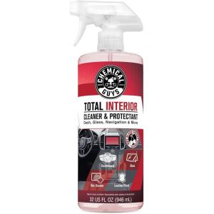 imageChemical Guys Total Interior Cleaner amp Protectant Safe on Dash Leather Vinyl Plastics Trim Glass Fabric amp More 32 fl oz  Black Cherry Scent