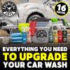 imageChemical Guys 16Piece Car Cleaning Kit Arsenal Builder with Foam Cannon for Garden Hose Bucket and 6 16 oz Car Care Cleaning Chemicals Works wGarden Hose