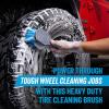 imageChemical Guys ACCG05 Big Blue Stiffy Heavy Duty Tire amp Upholstery Cleaning Brush Safe for Cars Trucks SUVs RVs Motorcycles amp More Blue