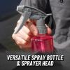 imageChemical Guys Heavy Duty Bottle Sprayer  Chemical Resistant Trigger for Car Detailing Adjustable Mist to Stream High Output for Cleaners Sprays Degreasers ACC12116HD3  16 Oz 3 Packclear