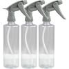 imageChemical Guys Heavy Duty Bottle Sprayer  Chemical Resistant Trigger for Car Detailing Adjustable Mist to Stream High Output for Cleaners Sprays Degreasers ACC12116HD3  16 Oz 3 Packclear