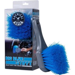 imageChemical Guys ACCG05 Big Blue Stiffy Heavy Duty Tire amp Upholstery Cleaning Brush Safe for Cars Trucks SUVs RVs Motorcycles amp More Blue